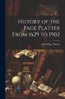 Adela Page Thorne - History of the Page Platter From 1629 to 1902