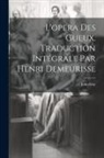 John Gay - L'opera des gueux. Traduction intégrale par Henri Demeurisse