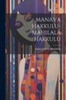 Malladi Subbamma - Manava Hakkulu-Mahilala Hakkulu