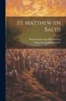 British And Foreign Bible Society, Massachusetts Bible Society - St. Matthew (in Balti)