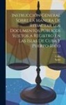 Cuba, Spain - Instrucción General Sobre La Manera De Redactar Los Documentos Públicos Sujetos a Registro En Las Islas De Cuba Y Puerto-Rico