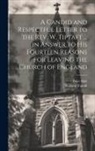 Peter Hall, William Tiptaft - A Candid and Respectful Letter to the Rev. W. Tiptaft ... in Answer to His Fourteen Reasons for Leaving the Church of England