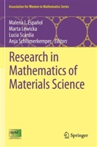 Malena I. Español, Marta Lewicka, Lucia Scardia, Lucia Scardia et al, Anja Schlömerkemper - Research in Mathematics of Materials Science