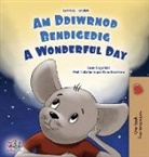Kidkiddos Books, Sam Sagolski - A Wonderful Day (Welsh English Bilingual Children's Book)