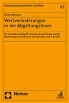 Florian Altmann - Wertveränderungen in der Abgeltungsteuer