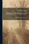 Bapatla Hanumantha Rao - Sri Sai Subhashitamulu