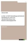 Johannes Weiß - § 2 Abs. 1a SGB V. Darstellung und kritische Würdigung im Lichte des Nikolaus-Beschlusses des Bundesverfassungsgerichts