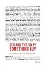 X - Sex and the Sixty-Something Guy