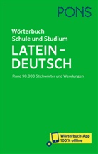PONS Wörterbuch für Schule und Studium Latein, m.  Buch, m.  Online-Zugang