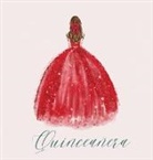 Lulu And Bell - Quinceanera Guest Book with red dress (hardback)