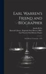 Irving Stone, Bancroft Library Regional Oral History, Earl Warren Oral History Project (Ban - Earl Warren's Friend and Biographer: Oral History Transcript / 1976