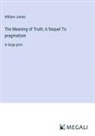 William James - The Meaning of Truth; A Sequel To pragmatism