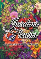 Carnet de couleur Chromathérapie - Jardins fleuris coloriage chromathérapie