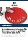 Sarah Gaspard - Umsetzungsstrategien für Unternehmen in politisch instabilen Ländern