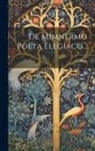 C. Marx - De Mimnermo Poëta Elegiaco