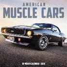 Willow Creek Press - American Muscle Cars 2024 7 X 7 Mini Wall Calendar