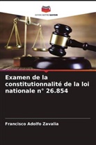 Francisco Adolfo Zavalia - Examen de la constitutionnalité de la loi nationale n° 26.854