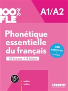 Chanèze Kamoun, Kamoun-c+ripaud-d, Delphine Ripaud - Phonétique essentielle du français A1-A2 : 42 leçons, 9 bilans : 700 exercices + corrigés