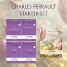 Charles Perrault, EasyOriginal Verlag, Ilya Frank - Charles Perrault (with 5 MP3 audio-CDs) - Starter-Set - French-English, m. 5 Audio-CD, m. 5 Audio, m. 5 Audio, 5 Teile