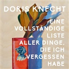 Doris Knecht, Jutta Seifert - Eine vollständige Liste aller Dinge, die ich vergessen habe, Audio-CD, MP3 (Hörbuch)