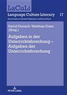 Claudia Finkbeiner, David Gerlach, Matthias Grein - Aufgaben in der Unterrichtsforschung - Aufgaben der Unterrichtsforschung