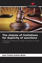 Juan Carlos Suárez Bone - The statute of limitations for duplicity of sanctions
