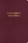 B&amp;h Español Editorial - Rvr 1960/KJV Biblia Bilingüe, Borgoña Imitación Piel (Edición 2024)