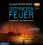 Klaus-Peter Wolf, Klaus-Peter Wolf - Ostfriesenfeuer, 2 Audio-CD, 2 MP3 (Audiolibro)