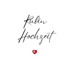 Sara Klein, Sara Klein - Gästebuch "Rubin Hochzeit"- Premium Gästebuch Blanko