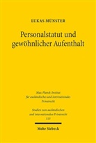 Lukas Münster - Personalstatut und gewöhnlicher Aufenthalt