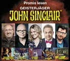 Jason Dark, Hennes Bender, Lisa Feller, Oliver Kalkofe, Urban Priol, Oliver Rohrbeck - John Sinclair - Promis lesen Sinclair, 5 Audio-CD, 5 MP3 (Hörbuch)