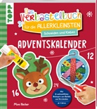 Mimi Hecher, Mimi Hecher - Das Adventskalender-Verbastelbuch für die Allerkleinsten. Schneiden und Kleben. Weihnachtskugeln.