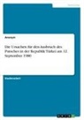 Anonymous - Die Ursachen für den Ausbruch des Putsches in der Republik Türkei am 12. September 1980