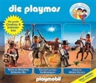 David Bredel, Florian Fickel - Die Playmos - Die Cowboy- und Indianerbox, 3 Audio-CDs (Livre audio)