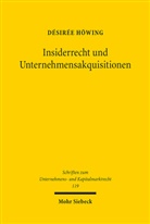 Désirée Höwing - Insiderrecht und Unternehmensakquisitionen