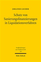 Johannes Locher - Schutz von Sanierungsfinanzierungen in Liquidationsverfahren