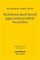 Jan Heinrich Schmitt-Mücke - Rechtsbruch durch Verstoß gegen medienrechtliche Vorschriften