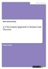 Hans Georg Schrey - A 17th Century Approach to Fermat's Last Theorem