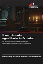 Geovanny Marcelo Mendoza Andramuño - Il matrimonio egualitario in Ecuador: