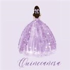 Lulu And Bell - Quinceanera Guest Book with purple dress (hardback)