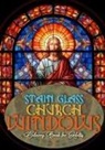 Musterstück Grafik, Monsoon Publishing - Bleiglas Kirchenfenster Malbuch für Erwachsene