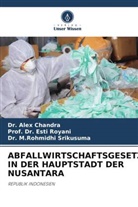 Alex Chandra, Dr Alex Chandra, Dr. Alex Chandra, Esti Royani, Prof Dr Esti Royani, D Srikusuma... - ABFALLWIRTSCHAFTSGESETZ IN DER HAUPTSTADT DER NUSANTARA