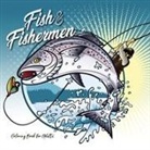 Musterstück Grafik, Monsoon Publishing - Fisch und Fischer Malbuch für Erwachsene