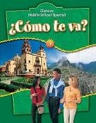 McGraw Hill - ¿cómo Te Va? Level a Nivel Verde, Student Edition