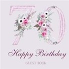 Lulu And Bell - Happy 70th birthday guest book (hardback)