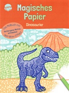 Melanie Kraft, Melanie Kraft - Magisches Papier - Das Malbuch mit dem Wow-Effekt. Dinosaurier