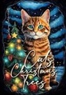 Musterstück Grafik, Monsoon Publishing - Katzen im Weihnachtsbaum Malbuch für Erwachsene