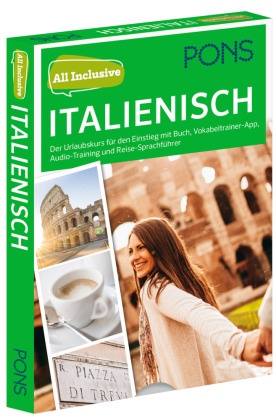 PONS All inclusive Italienisch - Der Urlaubskurs für den Einstieg mit Buch, Vokabeltrainer-App, Audio-Training und Reise-Sprachführer