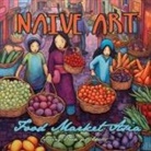 Musterstück Grafik, Monsoon Publishing - Naive Kunst Asiatischer Markt Malbuch für Erwachsene