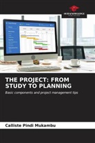 Calliste Pindi Mukambu - THE PROJECT: FROM STUDY TO PLANNING